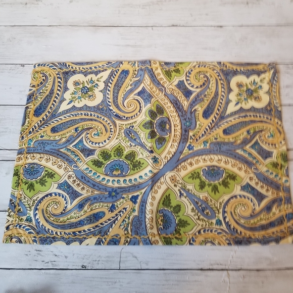 April Cornell Cotton Paisley Cotton Set of (4) Placemats NWOT - Picture 4 of 8